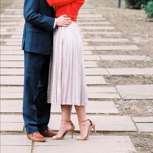 1 State Midi Pleated Skirt